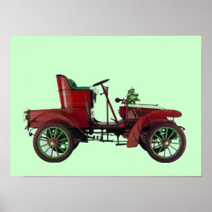 ROTE RÜCKFAHRZEUGE/AUTO-WIEDERHERSTELLUNG - AUTOMO POSTER