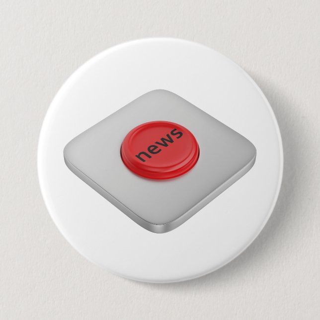 Rote runde Nachrichten-Schaltfläche Button (Vorderseite)