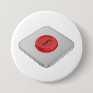 Rote runde Zurücksetztaste Button