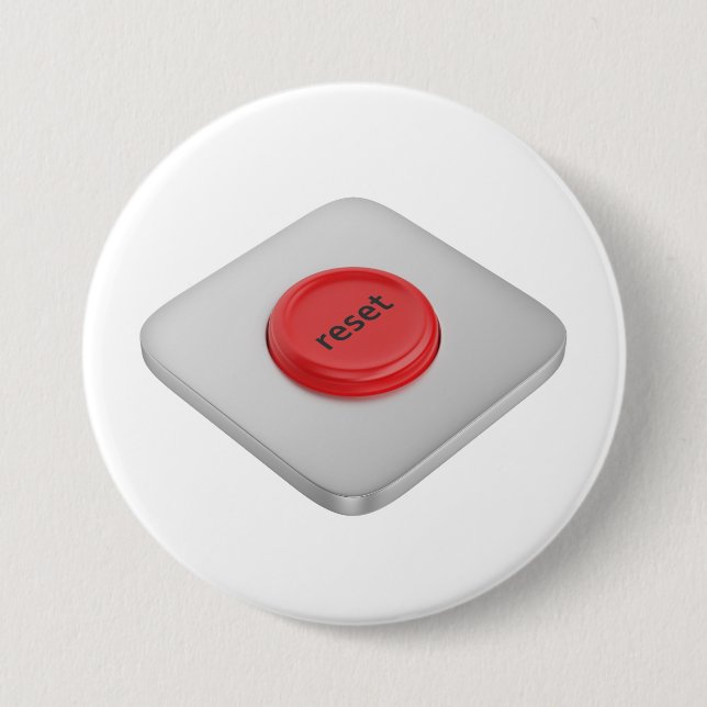 Rote runde Zurücksetztaste Button (Vorderseite)