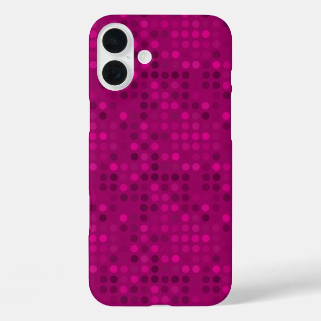 rote Samt-Pflaumengestricke Case-Mate iPhone Hülle (Rückseite)