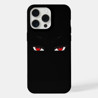 Rote scharfe Anime-Augen auf iPhone 15 Pro Max Hül Hülle
