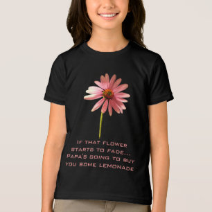 Rote Scheibenblume Wenn diese Blume zu verblassen  Tri-Blend Shirt
