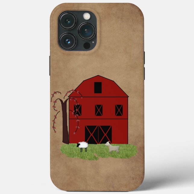 Rote Scheune Case-Mate iPhone Hülle (Rückseite)