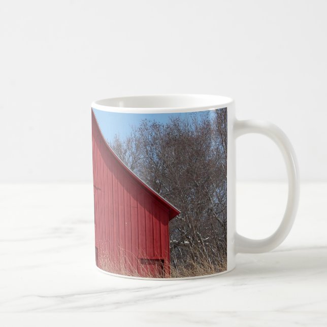 Rote Scheune Kaffeetasse (Rechts)