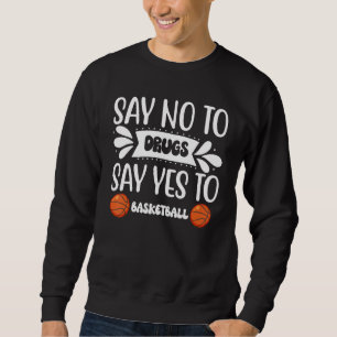 Rote-Schleife-Woche Sport sagt Nein zu Drogen sagt Sweatshirt