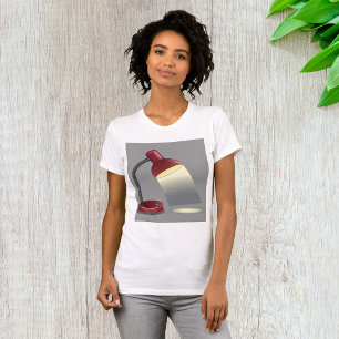 Rote Schreibtischlampe Moderne Beleuchtung T-Shirt