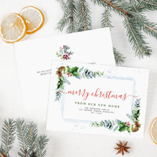 Rote Schrift Freude Weihnachten bewegende Anzeige