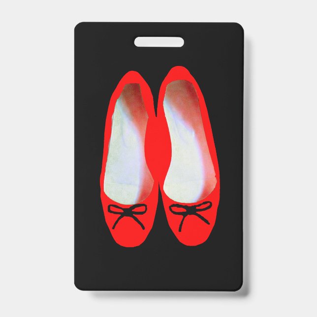 rote Schuhe Ausweis (Vorderseite)