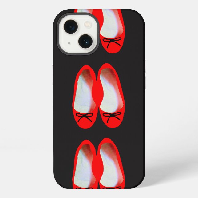 Rote Schuhe iPhone Hülle (Rückseite)
