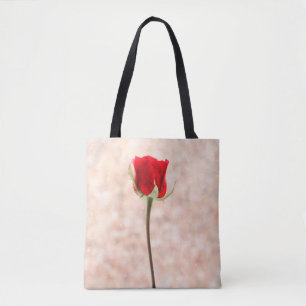 Rote Schwarz-weiße Rose