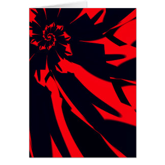 Rote/schwarze Blume