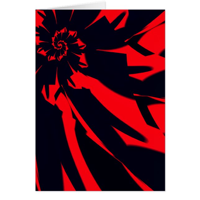 Rote/schwarze Blume (Vorne)