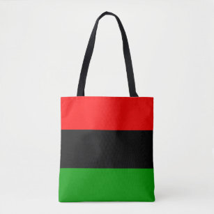 Rote, schwarze, grüne afrikanische Flagge