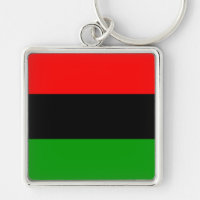 Rote, schwarze, grüne afrikanische Flagge