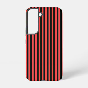 Rote schwarze Streifen Samsung Galaxy Hülle