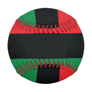 Rote, Schwarze und Grüne Flagge Baseball