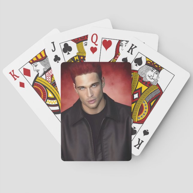 Rote Schwerkraft Poker Karten Spielkarten (Rückseite)