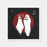 Rote Seelenverwandte Halloween-Hochzeit