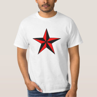 Rote Seestern-Gewohnheits-Shirts T-Shirt