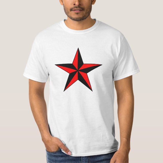 Rote Seestern-Gewohnheits-Shirts T-Shirt (Vorderseite)