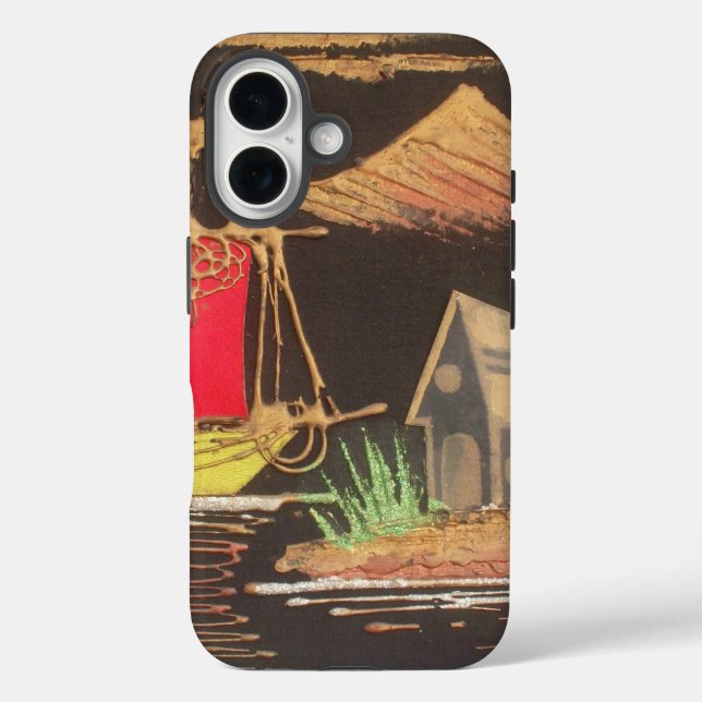 Rote Segelboote Landschaft Ölgemälde Kunst drucken Case-Mate iPhone Hülle (Rückseite)