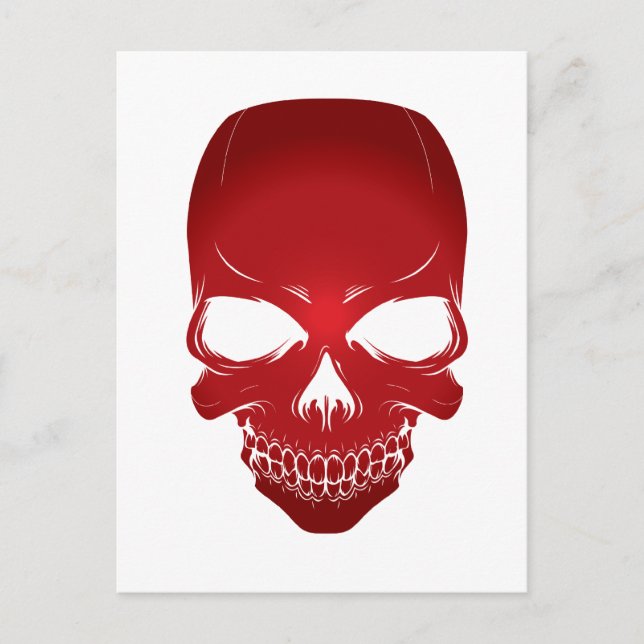 Rote Skulptur Postkarte (Vorderseite)