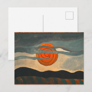 Rote Sonne   Arthur Dove   Postkarte