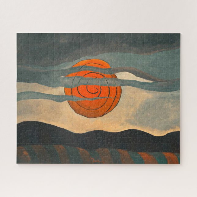 Rote Sonne | Arthur Dove | Puzzle (Horizontal)