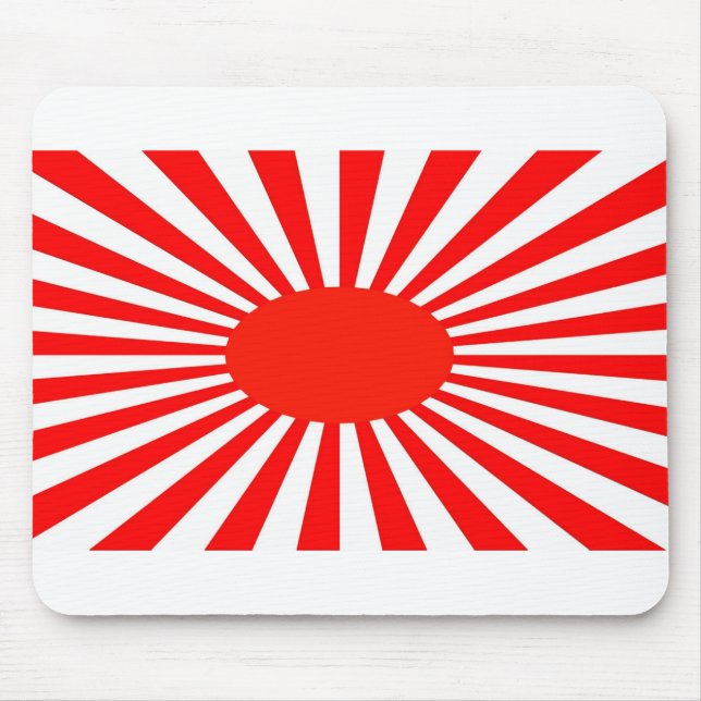 rote Sonne Mousepad (Vorne)