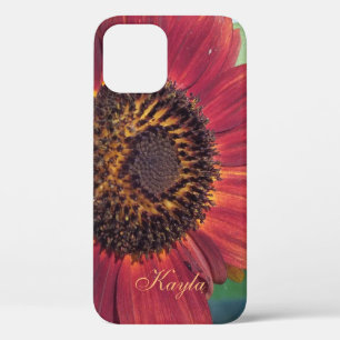 Rote Sonnenblumen *personalize* Case-Mate iPhone Hülle