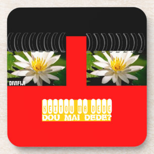 Rote Spaß-Untersetzer Getränkeuntersetzer