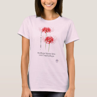 Rote Spinne Lilie Kunst - Enden blühen zu neuen An T-Shirt