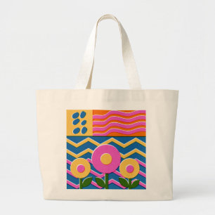 rote Spinnenlilie Tote botanische Kunsttasche Bl Jumbo Stoffbeutel