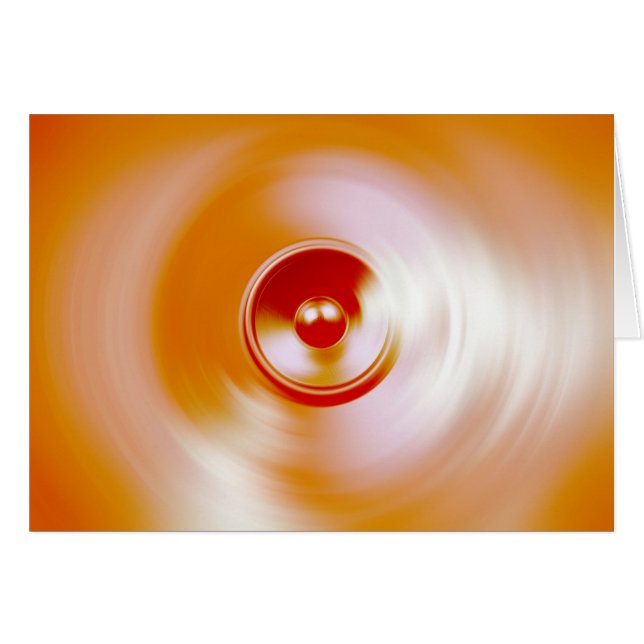 Rote Spinnmusik-Lautsprecher (Vorderseite (Horizontal))