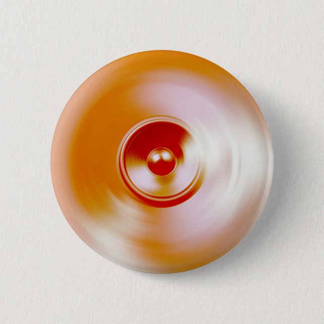 Rote Spinnmusik-Lautsprecher Button (Vorderseite)