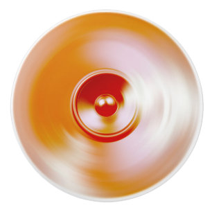 Rote Spinnmusik-Lautsprecher Keramikknauf