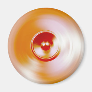 Rote Spinnmusik-Lautsprecher Magnet