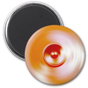 Rote Spinnmusik-Lautsprecher Magnet