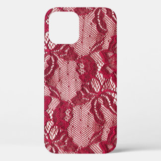 Rote Spitze: elastischer Jacquard-Textilstoff. Case-Mate iPhone Hülle