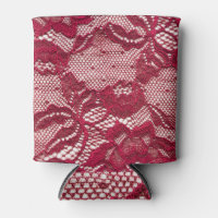 Rote Spitze: elastischer Jacquardtextil.