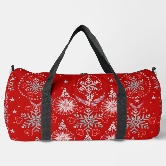 Rote Sporttasche  Duffle Bag (Vorderseite)