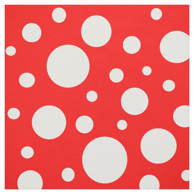 Rote Spots Stoff (Muster)