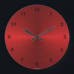 Rote Stell Wanduhr<br><div class="desc">Rote Stell Wanduhr</div>