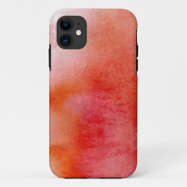 Rote Stelle, abstraktes handgemaltes des Case-Mate iPhone Hülle (Rückseite)