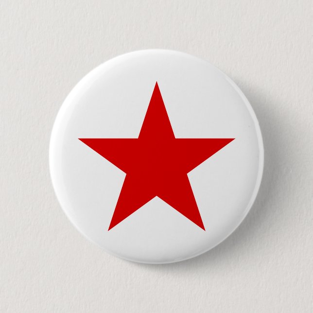 Rote Stern ★ Rot-Sterne Button (Vorderseite)