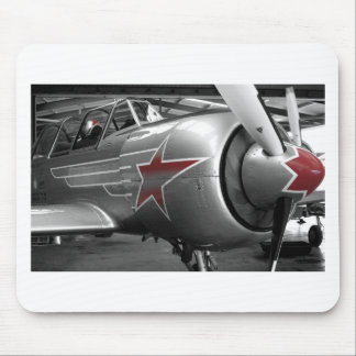 Rote Stern-Yak 52 Mousepad