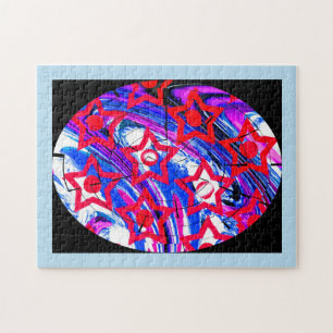 Rote Sterne Puzzle