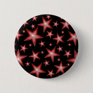 Rote Sterne-Taste Abzeichen schwarz Button