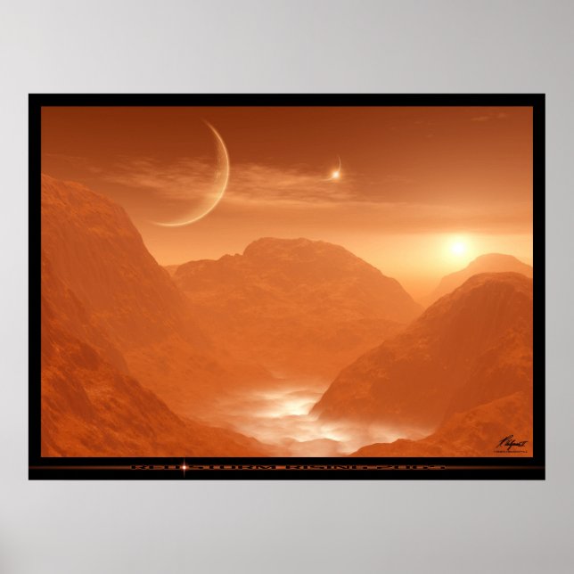 ROTE STORMEN STEIGEN 2065 POSTER (Vorne)